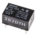 Omron PCB Signal Relay with 24V DC Coil, 3A Switching Current, SPDT Contact Configuration G6EU-134P-US 24DC