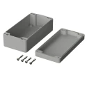 Bopla Flanged Euromas Series Polycarbonate Enclosure Grey Lid IP66 55 mm x 160 mm x 80 mm