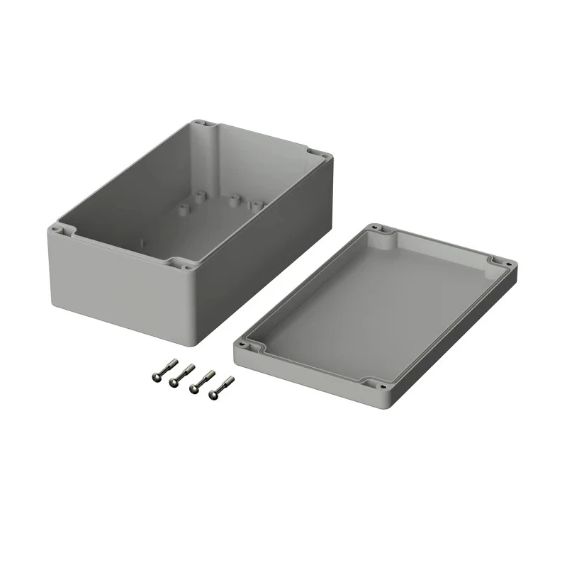 Bopla Euromas Series Light Grey Polycarbonate Enclosure IP66 IK07, 75 mm x 200 mm x 120 mm 02221000