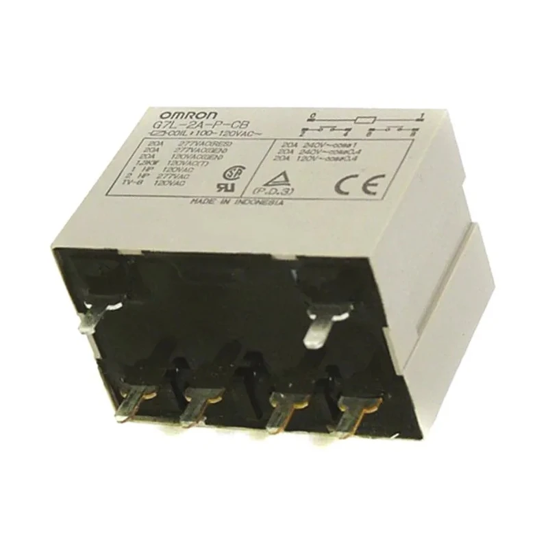 Omron Power Relay DPST 20A Switching Current 240V AC Coil G7L-2A-P 200/240AC