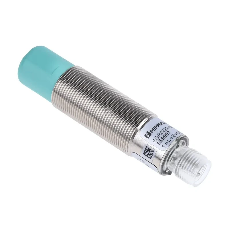 Pepperl + Fuchs Threaded Barrel Ultrasonic Proximity Sensor Compact Range M18S, 30V, 150mA, PNP Output 6GR6222-3AB00-PF