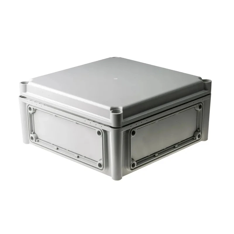 Fibox Flanged EK Series Grey Grey Lid Polycarbonate Enclosure, IP67 IP66 IK08, 130 mm x 280 mm x 280 mm EKOE 130 G + EKOVT