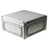 Fibox Flanged EK Series Grey Grey Lid Polycarbonate Enclosure, IP67 IP66 IK08, 130 mm x 280 mm x 280 mm EKOE 130 G + EKOVT