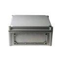 Fibox Flanged EK Series Grey Grey Lid Polycarbonate Enclosure, IP67 IP66 IK08, 130 mm x 280 mm x 280 mm EKOE 130 G + EKOVT