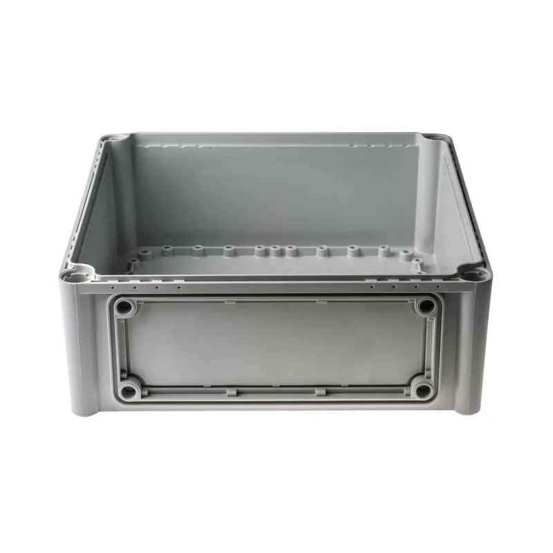 Fibox Flanged EK Series Grey Grey Lid Polycarbonate Enclosure, IP67 IP66 IK08, 130 mm x 280 mm x 280 mm EKOE 130 G + EKOVT
