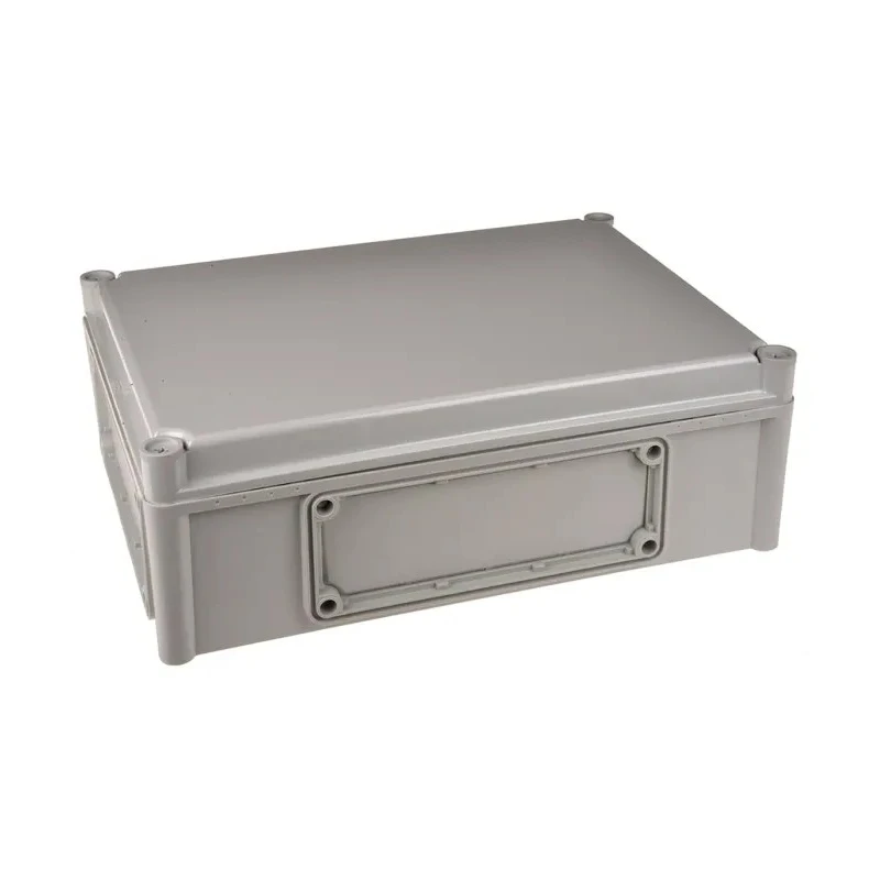 Fibox Flanged EK Series Grey Polycarbonate Enclosure IP67 IP66 130 mm x 380 mm x 280 mm EKPE 130 G + EKPVT