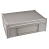 Fibox Flanged EK Series Grey Polycarbonate Enclosure IP67 IP66 130 mm x 380 mm x 280 mm EKPE 130 G + EKPVT