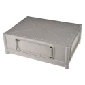 Fibox Flanged EK Series Grey Polycarbonate Enclosure IP67 IP66 130 mm x 380 mm x 280 mm EKPE 130 G + EKPVT