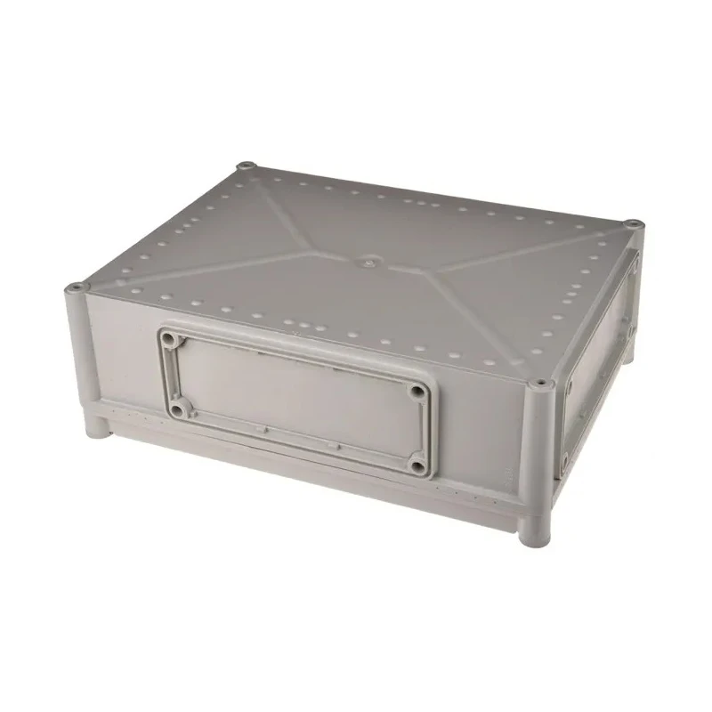 Fibox Flanged EK Series Grey Polycarbonate Enclosure IP67 IP66 130 mm x 380 mm x 280 mm EKPE 130 G + EKPVT