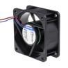 ebm-papst 600 N Series Ball Bearing DC Axial Fan 12V DC, 400 mW, 33 mA, 21 m³/h, 2500 RPM, 60 mm x 60 mm x 25.4 mm 612NLE