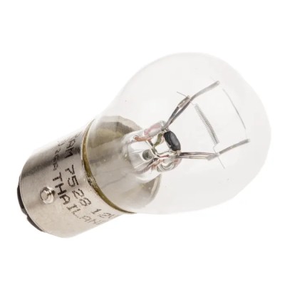 Osram Automotive Incandescent Lamp Clear 12V 15W BAY15D Model 