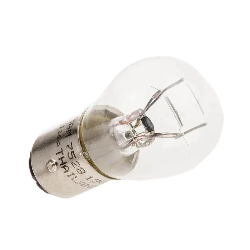 Osram Automotive Incandescent Lamp Clear 12V 15W BAY15D Model 