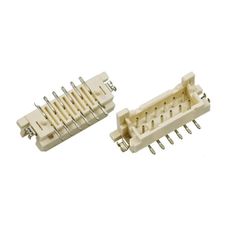 Hirose DF11 Series Straight Surface PCB Header 12 Contacts 2 mm Pitch 2 Row Shrouded DF11