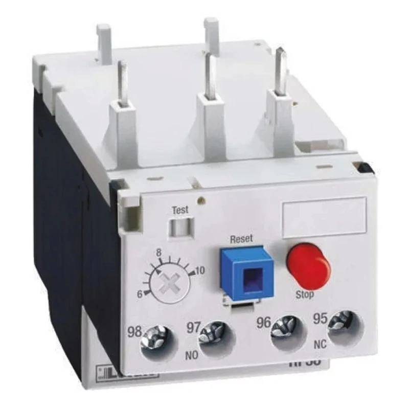 Lovato Electric Thermal Overload Relay NO/NC 0.4A - 0.63A Adjustable Current Range 3-Pole 630mA Contact Rating IP20 RF38