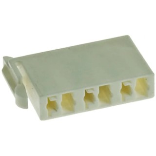 TE Connectivity Hermaphroditic Female Connector Housing 4 mm Pitch 2 Way 1 Row Straight 2058299-1