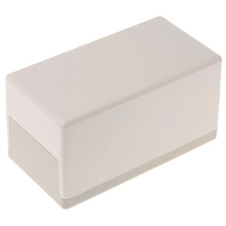 OKW Flat-Pack Case H Series White Grey Lid ABS Enclosure IP40 80 mm x 150 mm x 80 mm A9031065