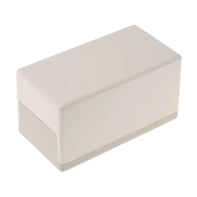 OKW Flat-Pack Case H Series White Grey Lid ABS Enclosure IP40 80 mm x 150 mm x 80 mm A9031065