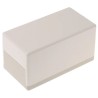 OKW Flat-Pack Case H Series White Grey Lid ABS Enclosure IP40 80 mm x 150 mm x 80 mm A9031065