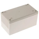 OKW Flat-Pack Case H Series White Grey Lid ABS Enclosure IP40 80 mm x 150 mm x 80 mm A9031065