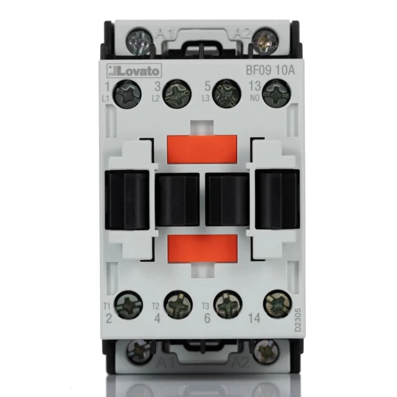 Lovato Electric BF Contactor 230V ac Coil, 3-Pole, 9 A, 4 kW Power Rating, 3 NO Configuration BF0910A230