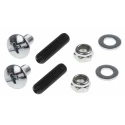 RS PRO Bar Handle for Use with Metal Instrument Case Polished Chrome Steel UK Origin 583-820
