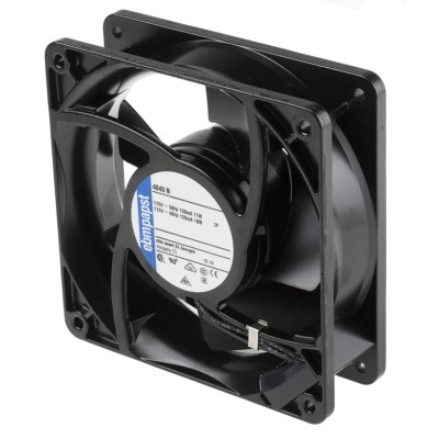 ebm-papst 4000 N Series AC Axial Fan 115V AC 10W 87mA 85m³/h IP65 119mm 