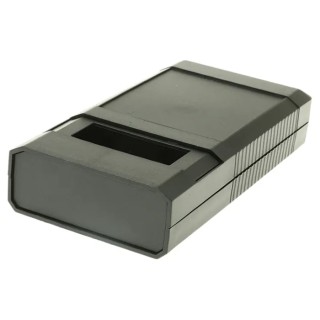 Bopla Handheld Enclosure Black Transparent ABS Integral Battery Compartment Display Window IP40 196mm x 34800000 BOS 800