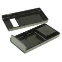 Bopla Handheld Enclosure Black Transparent ABS Integral Battery Compartment Display Window IP40 196mm x 34800000 BOS 800