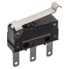 Omron Sealed Subminiature Simulated Roller Lever Micro Switch, Tab Terminal, SPDT, 100mA, 250V AC, 30V DC, IP67 D2SW-P01L3T