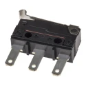 Omron Sealed Subminiature Simulated Roller Lever Micro Switch, Tab Terminal, SPDT, 100mA, 250V AC, 30V DC, IP67 D2SW-P01L3T