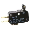Omron Micro Switch Short Roller Lever 5A 250V AC SPDT Solder Terminal VX-55-1A3