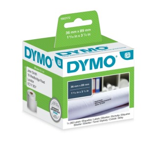 Dymo White Black Print Label Roll 104 mm Width 220 Per Roll Qty 159 mm S0904980