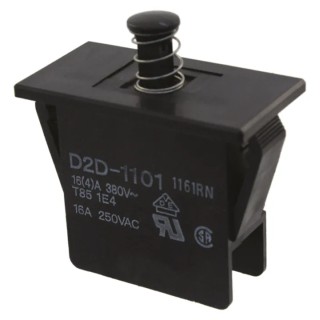 Omron Door Micro Switch Plunger SPST 16A IP40 -25°C to 85°C 