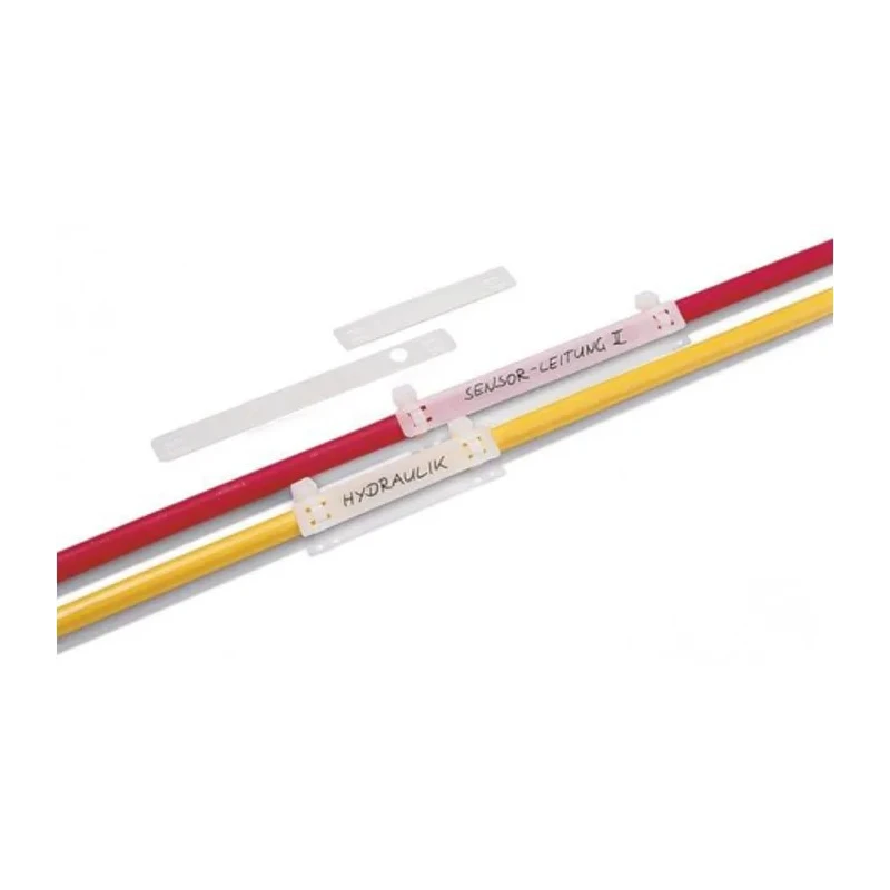 HellermannTyton Arrowtag Pre-Printed Cable Marker for 2.5-6 mm Cable, Polyamide 66, Natural Colour, 63 151-41219 AT2-PA66-NA