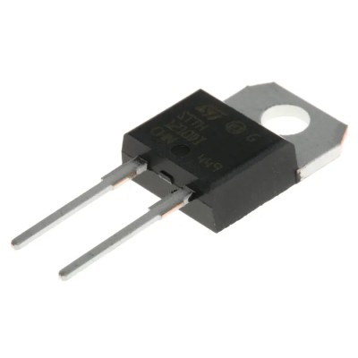 STMicroelectronics 1 kV 12 A Switching Diode 2-Pin TO-220F STTH1210DI