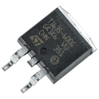 STMicroelectronics Surface Mount 3-Pin TRIAC 600 V, 16A On-State Current, Gate Trigger 1.3 V T1635-600G