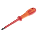 CK Insulated Screwdriver PZ2 Tip 100 mm Blade Bi-Material Handle Chrome Vanadium Steel T49145-2