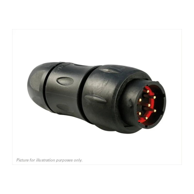 Souriau Sunbank by Eaton Circular Connector 7 Contacts In-Line Standard Plug Male IP68 IP69K 300V 16A UTS1JC147P
