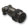 ITT Cannon MIL Spec Circular Connector Copper Alloy Straight 6 Way Cable Male Contacts Shell 85106EC106P50