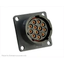 Souriau Sunbank by Eaton Circular Connector, 12 Contacts, Flange Mount, Standard Size, Plug Female, IP68 IP69K UTS01412S
