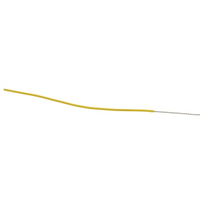 Alpha Wire Ecogen Ecowire Series Yellow 0.13 mm² Hook Up Wire, 26 AWG, 7/0.16 mm Strands, 30 m Length, MPPE Jacket 6711 YL005