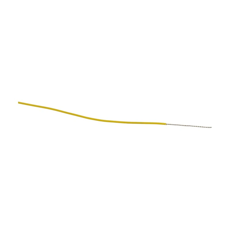 Alpha Wire Ecogen Ecowire Series Yellow 0.13 mm² Hook Up Wire, 26 AWG, 7/0.16 mm Strands, 30 m Length, MPPE Jacket 6711 YL005