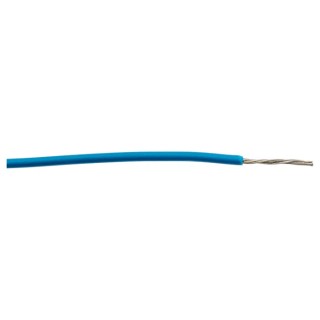 Alpha Wire Ecogen Ecowire Series Blue 0.33 mm² Hook Up Wire, 22 AWG, 7/0.25 mm Core Strands, 30 m, Modified 6713 BL005