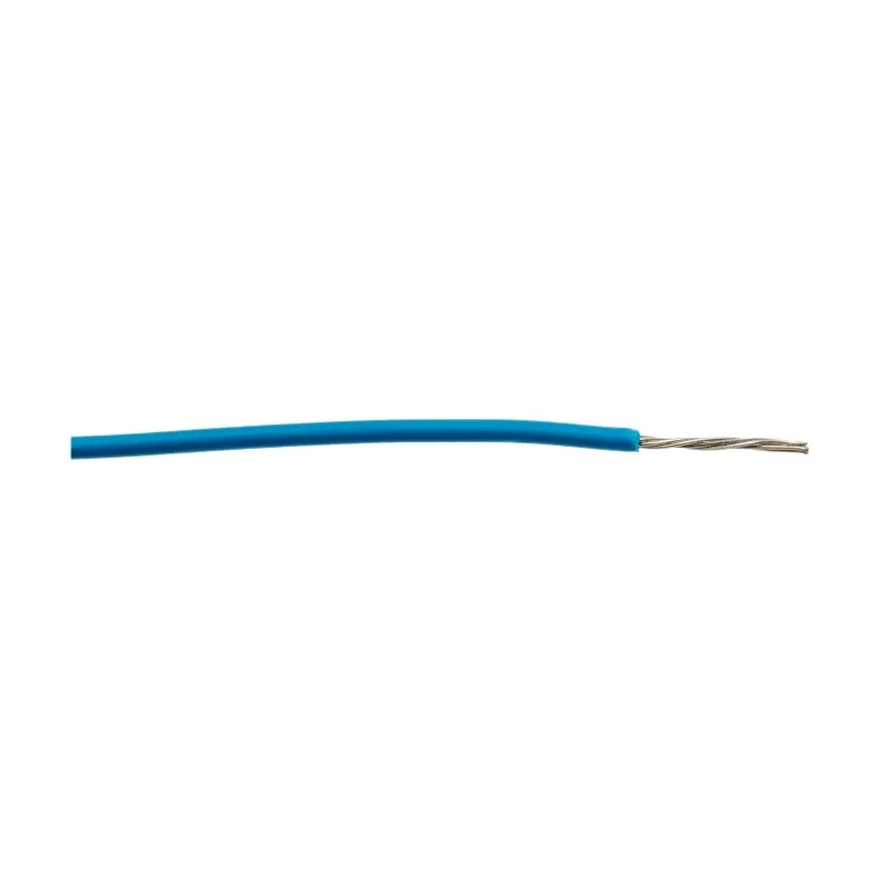 Alpha Wire Ecogen Ecowire Series Blue 0.33 mm² Hook Up Wire, 22 AWG, 7/0.25 mm Core Strands, 30 m, Modified 6713 BL005