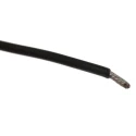 Alpha Wire Ecogen Ecowire Series Black 0.75 mm² Hook Up Wire, 18 AWG, 16/0.25 mm Core Strands, 600V, Modified 6715 BK005