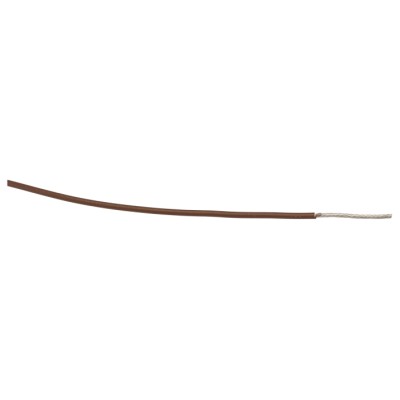 Alpha Wire Ecogen Ecowire Series Brown 0.75 mm² Hook Up Wire, 18 AWG, 16/0.25 mm Core Strands, 30 m, Modified 6715 BR005