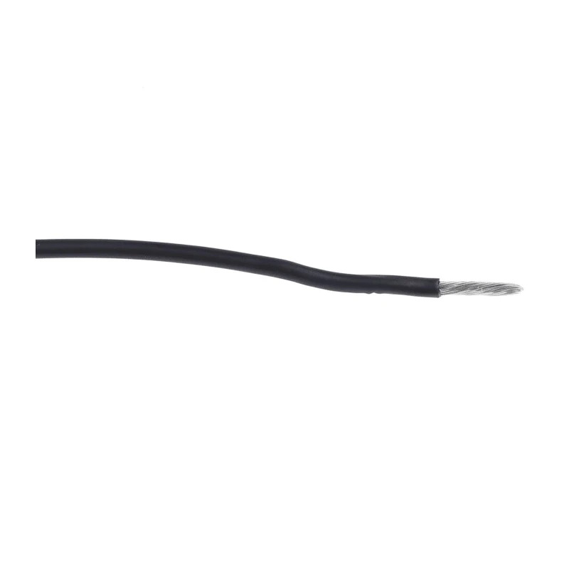 Alpha Wire Ecogen Ecowire Series Black 1.3 mm² Hook Up Wire, 16 AWG, 26x0.25 mm Core Strands, 30 m Length, MPPE 6716 BK005