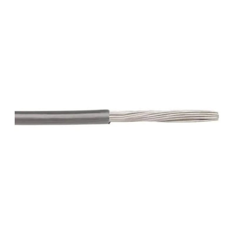 Alpha Wire Ecogen Ecowire Series Grey 2.1 mm² Hook Up Wire, 14 AWG, 41x0.25 mm Strands, 30 m, Modified 6717 SL005