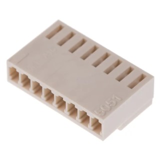 Molex KK Female Connector Housing 2.5 mm Pitch 8 Way 1 Row Straight 22-01-1082