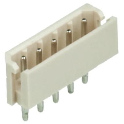 Molex SPOX Series 2.5 mm Pitch 5 Contact Straight Through Hole Shrouded PCB Header 99-99-0989